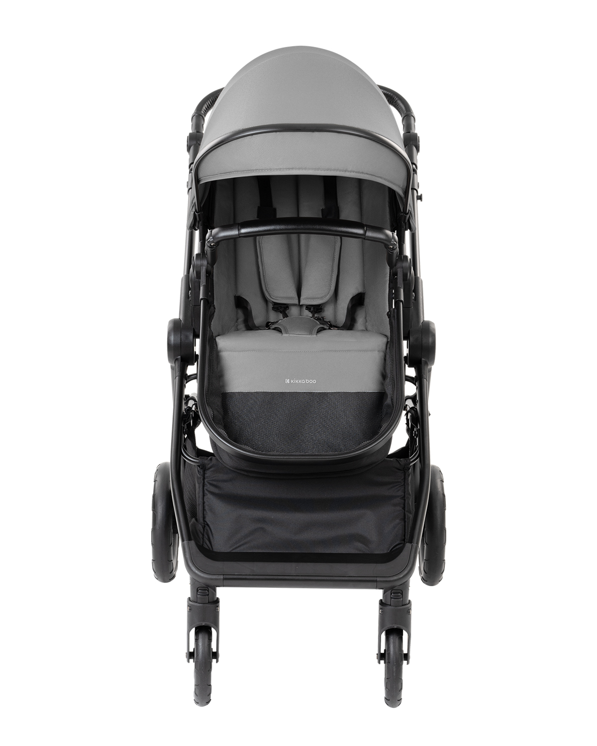 Комбинирана количка KikkaBoo Ava 3в1 с кош за новородено, Grey - Image 3